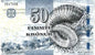Wyspy Owcze 50 kroner Muszla 2001 P-24a
