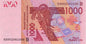 Benin - Afryka zachodnia 1000 fr Wielbłądy 2003