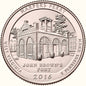 USA 25 c Park narodowy Harpers Ferry 2016 nr 33 24K Au
