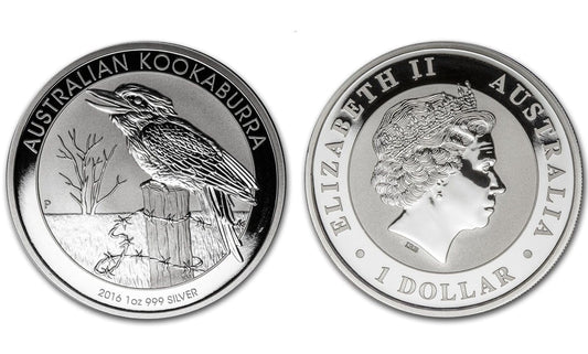 Australia 1$ Kookaburra 2016 1 Oz Ag.999
