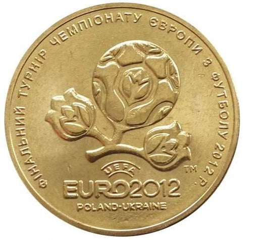 UKRAINA 1 UAH ME Polska - Ukraina EURO 2012